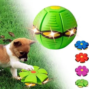BowLift | Dog Toy Interactive Rubber Flying Disc Ball