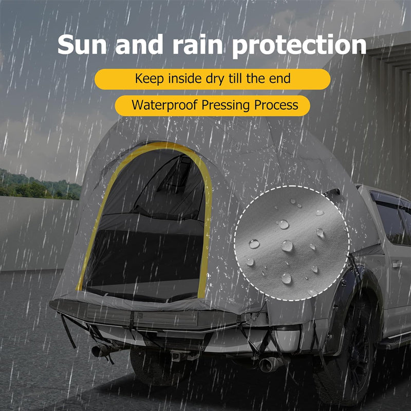 BowLift | Truck Tent For 6.5-8 Ft Truck Bed, Pickup Truck Bed Tent Double Layer Waterproof Pu2000mm For Camping