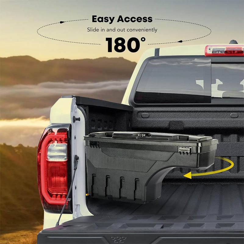 BowLift | Truck Tool Boxes Lockable Compatible with 2007-2019 Chevrolet Silverado & GMC Sierra 1500 2500 3500 Passenger Side