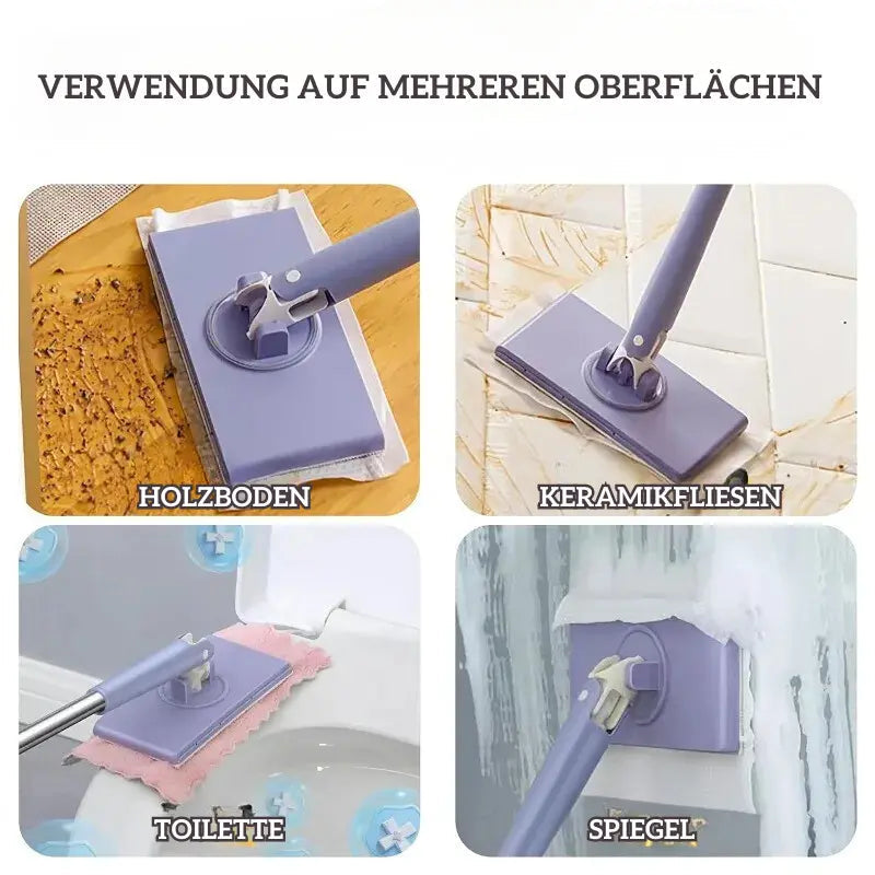 BowLift | Cloth Switching Mini Mop (With 100 Cleaning Sheets)