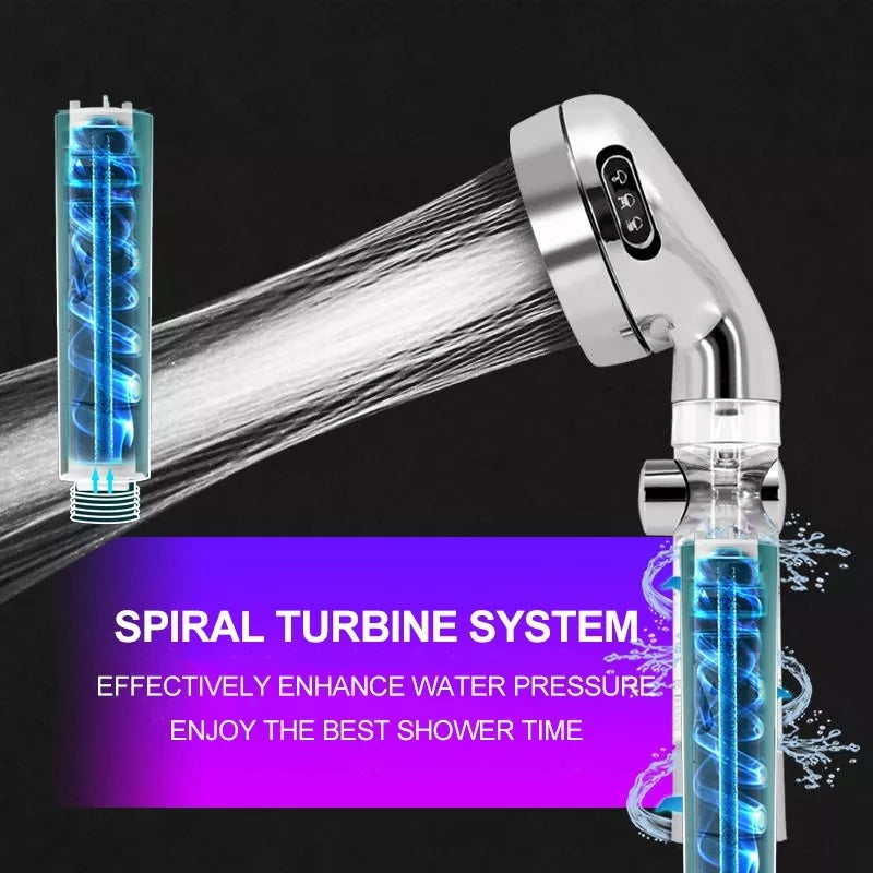 BowLift | 3 Mode Adjustable High Pressure Water Saving Showerhead