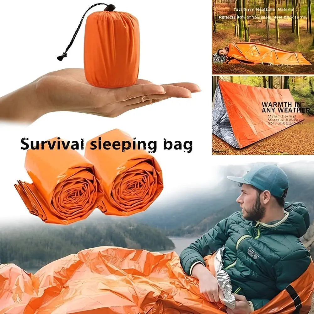 BowLift | Survival Sleeping Bag Ultralight – Fits in the Bag & Thermal Insulating