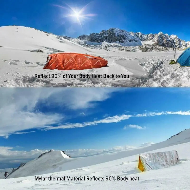 BowLift | Survival Sleeping Bag Ultralight – Fits in the Bag & Thermal Insulating