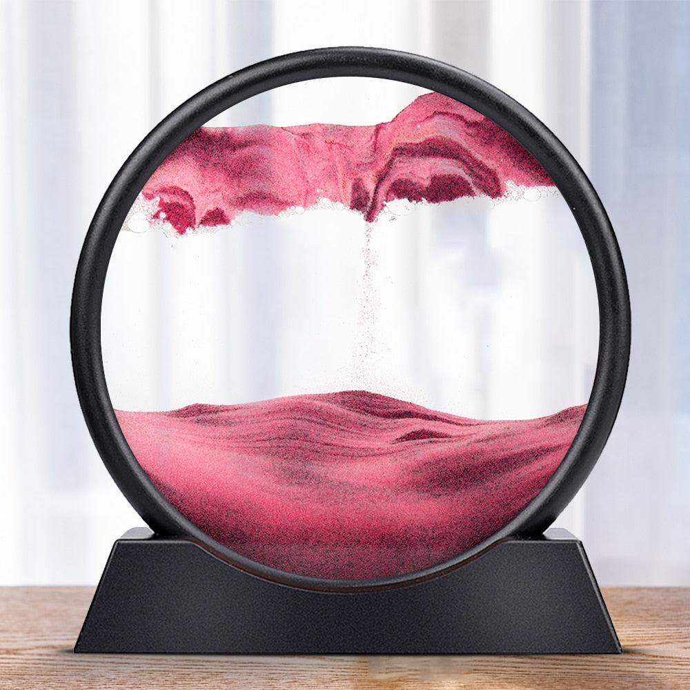 BowLift | Royaleva Moving Sand Art Sculpture - LED Calming Desk Decoration