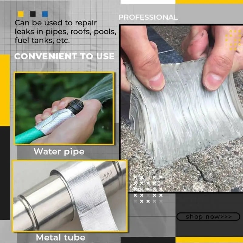 BowLift | Ultra-strong sealing tape – For pipes, roofs, pools & even the tank