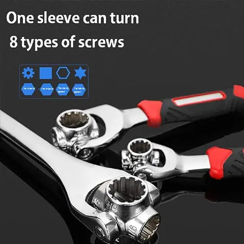 BowLift | Universal ratchet 8-in-1 – change size without tool change