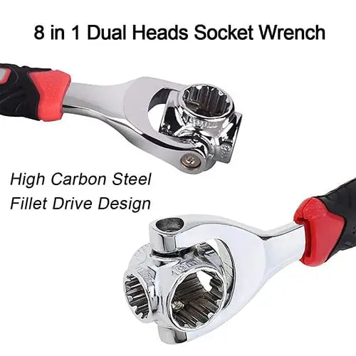 BowLift | Universal ratchet 8-in-1 – change size without tool change