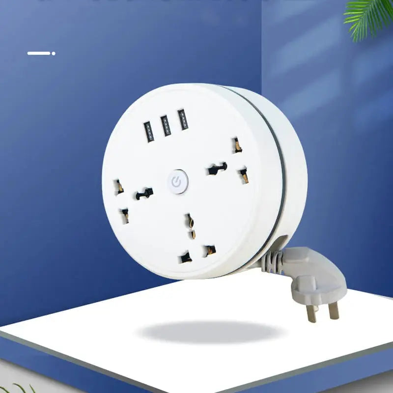 BowLift | Universal power strip with retractable cable & USB ports