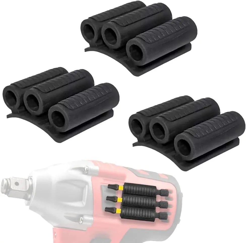 BowLift | Universal self-adhesive drill holder – secure bit storage with strong hold