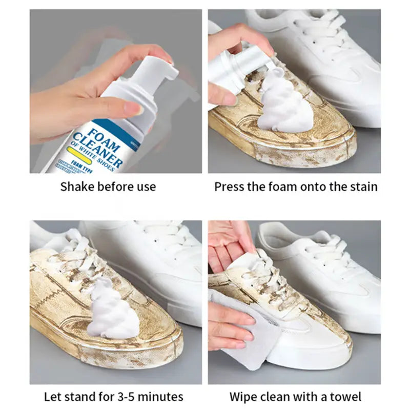 BowLift | Universal Foam Cleaner for Shoes – No Rinsing Required