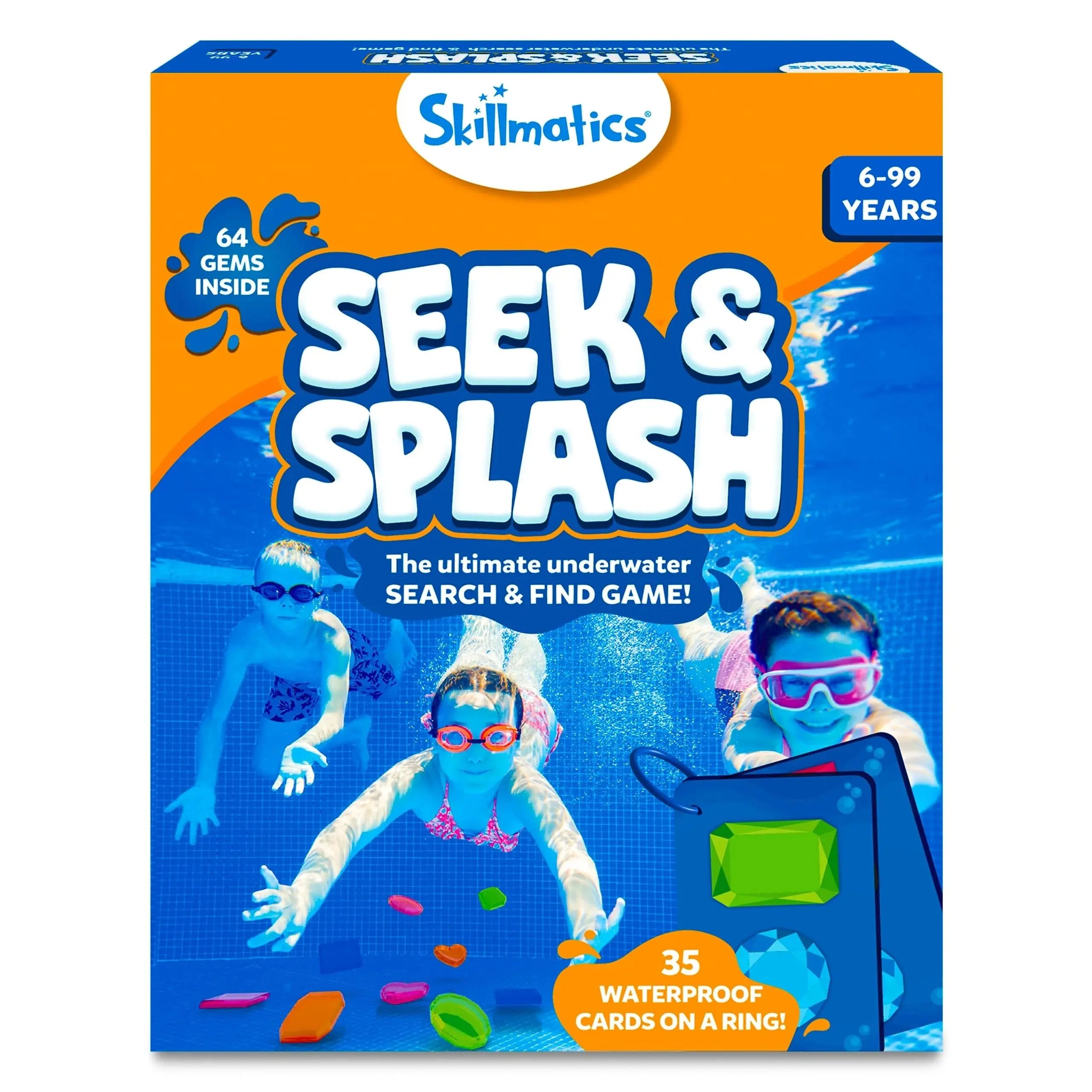 BowLift | Underwater Pool Treasure Hunt game with waterproof gems and cards