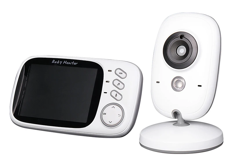 BowLift | 3.5-Inch Video Baby Monitor with Night Vision, Temperature Display and Two-Way Audio