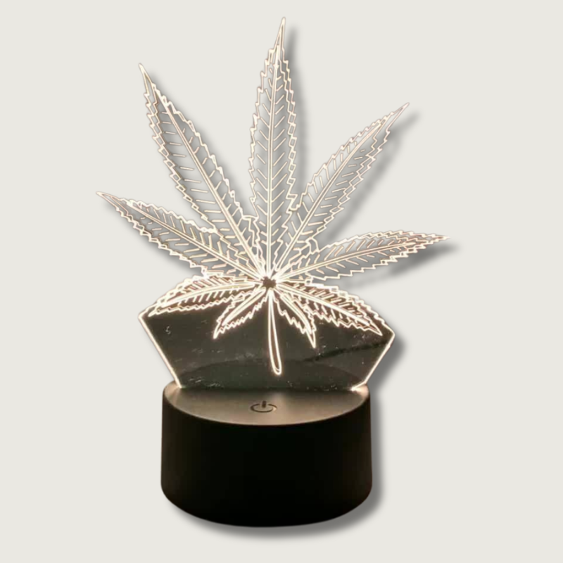 BowLift | GlowBud - 3D Hemp Leaf Lamp