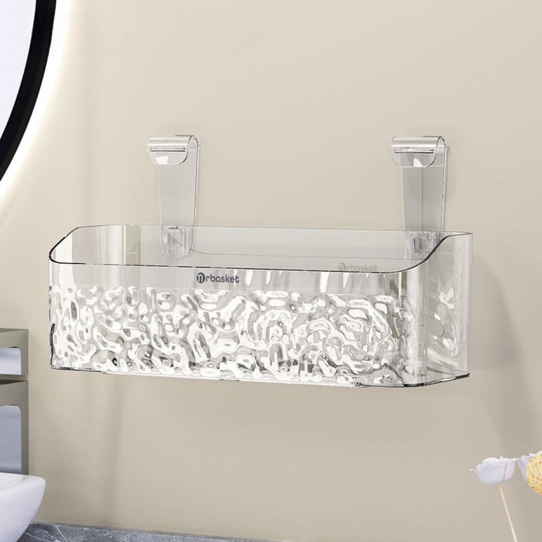 BowLift | Bathroom Suction Cup Shelf – Easy Storage Solution