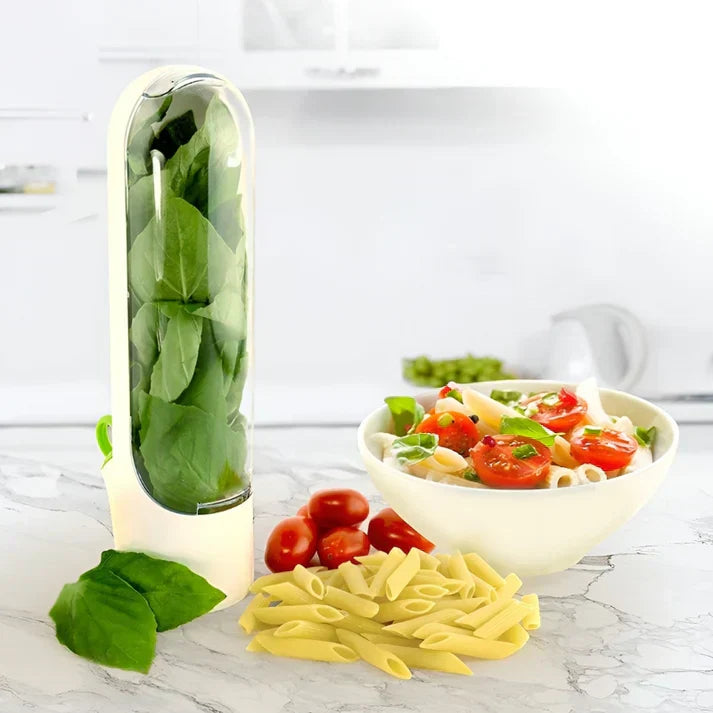 BowLift | Airtight herb container for longer freshness & space-saving storage