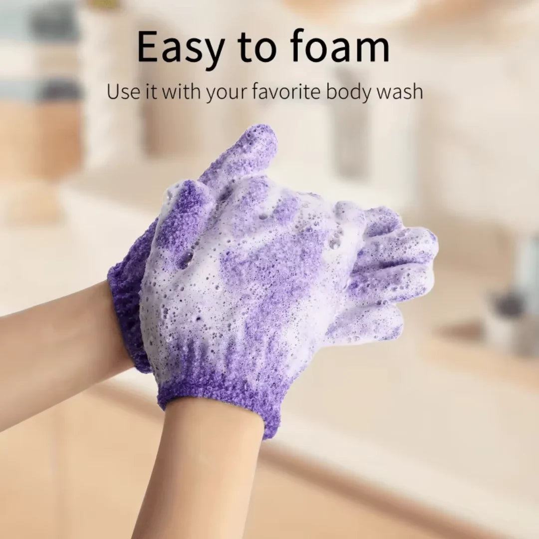 BowLift | Exfoliating Bath Gloves β Set of 2