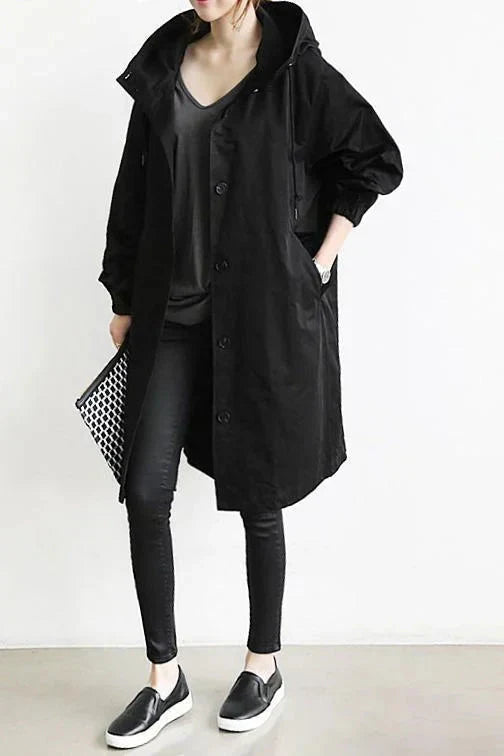 BowLift | Waterproof Raincoat with Oversized Hood for Women