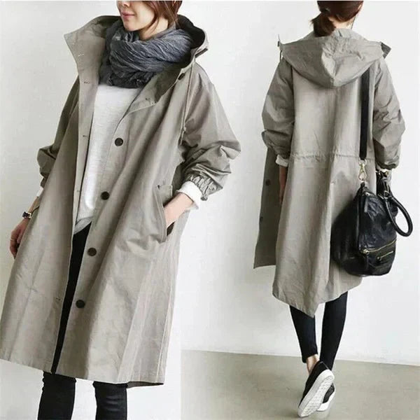 BowLift | Waterproof Raincoat with Oversized Hood for Women
