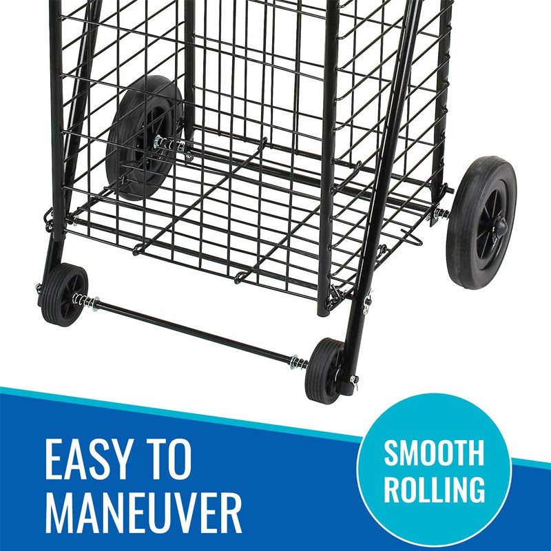BowLift | Utility Carts with Wheels 90lbs to be used for Shopping Grocery Laundry and Stair Climber Cart