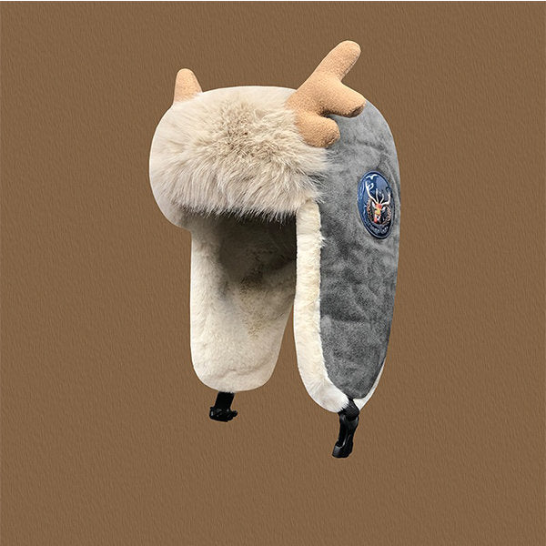 BowLift | Deer Antler Winter Earflap Hat