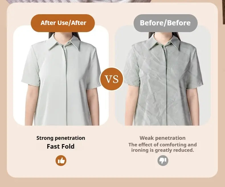 BowLift | Vacuum Clothing Steamer – Wrinkle-Free Ironing without Moisture Marks