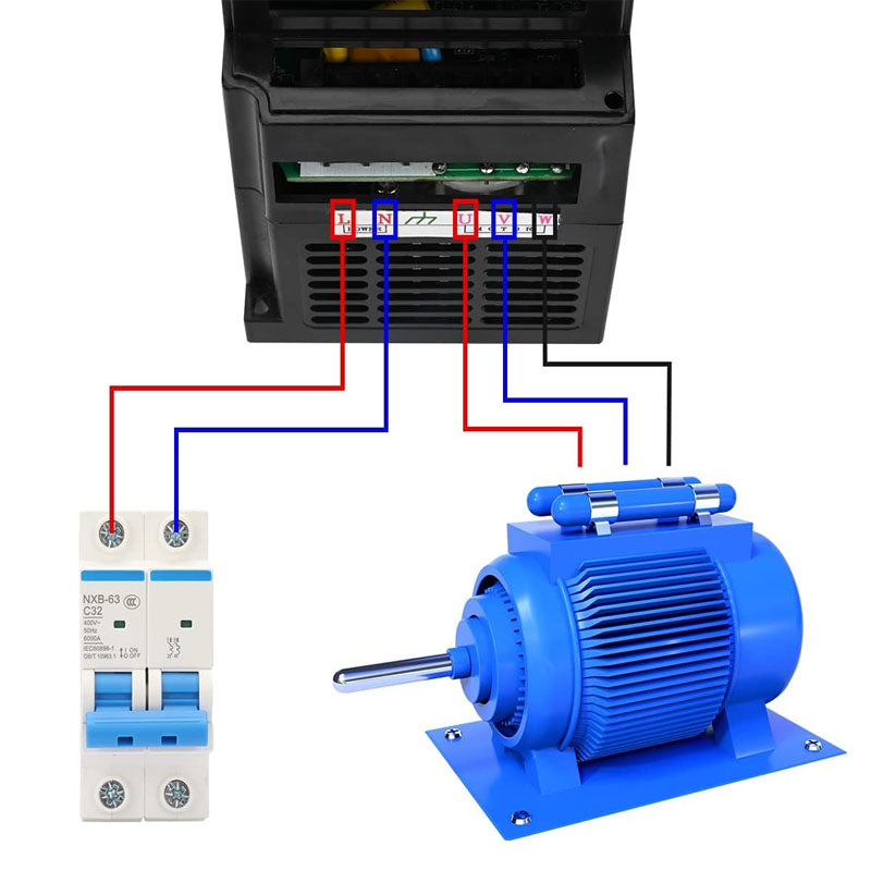 BowLift | Variable Frequency Drives 110V 1 Phase Input 3 Phase 0-400HZ Output 30A for CNC Motor and Spindle