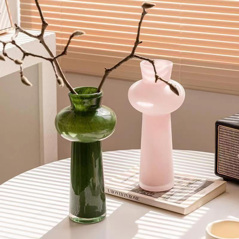 BowLift | Vase Ornaments Living Room Flower Arrangement, High-End Light Luxury Glass Decoration Vase