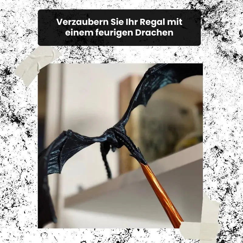 BowLift | Enchanted Dragon Flames Bookend