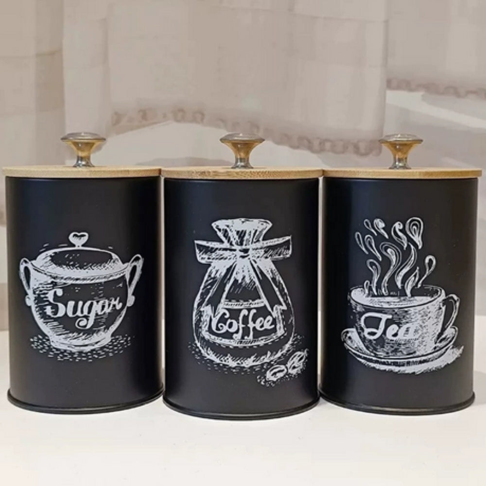 BowLift | Iron Airtight Storage Canister | 3pcs Set