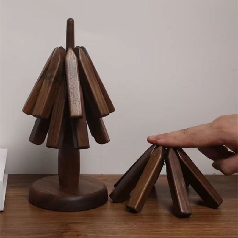 BowLift | Elegant Walnut Table Mats for Noble & Cozy Dining Areas