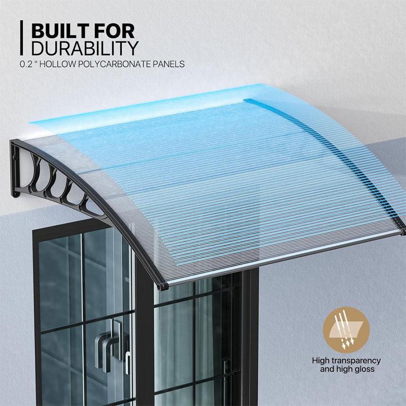 BowLift | Household Transparent Pc Sun Panel, Balcony Window Door Terrace Awning