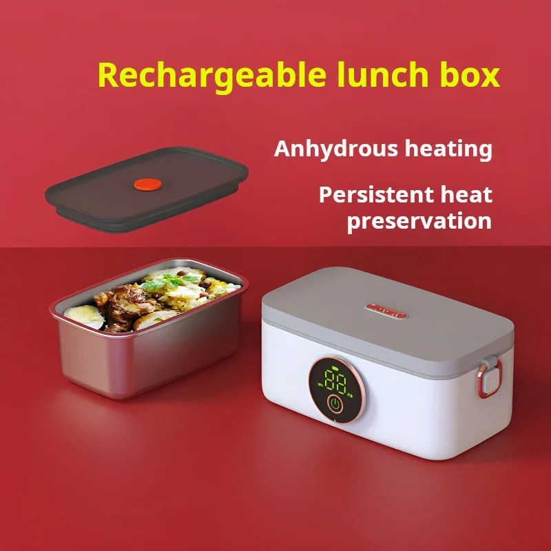 BowLift | HeatMate Pro Wireless Heated Lunchbox – Rechargeable & Portable Food Warmer for Hot Meals On the Go