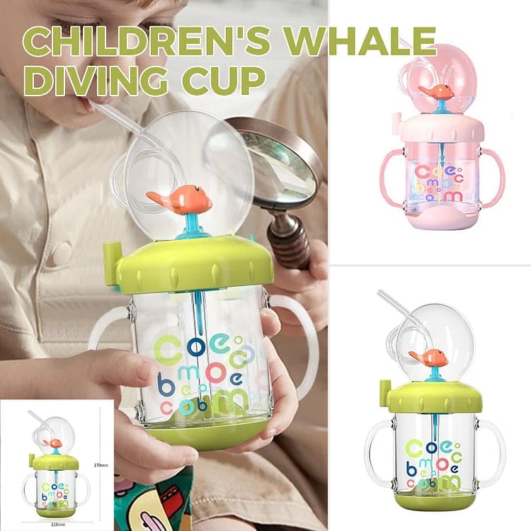 BowLift | BABY DRINKING CUP WITH WHALE SQUIRT
