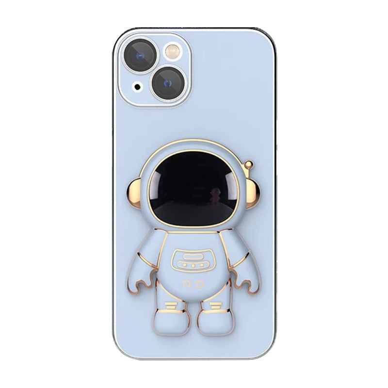 BowLift | 6D Plating Astronaut Hidden Stand Case Cover For IPhone