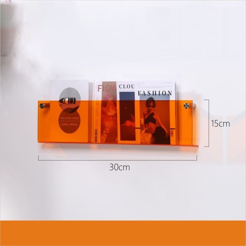 BowLift | Acrylic Wall-mounted 'Floating' Magazine Holder