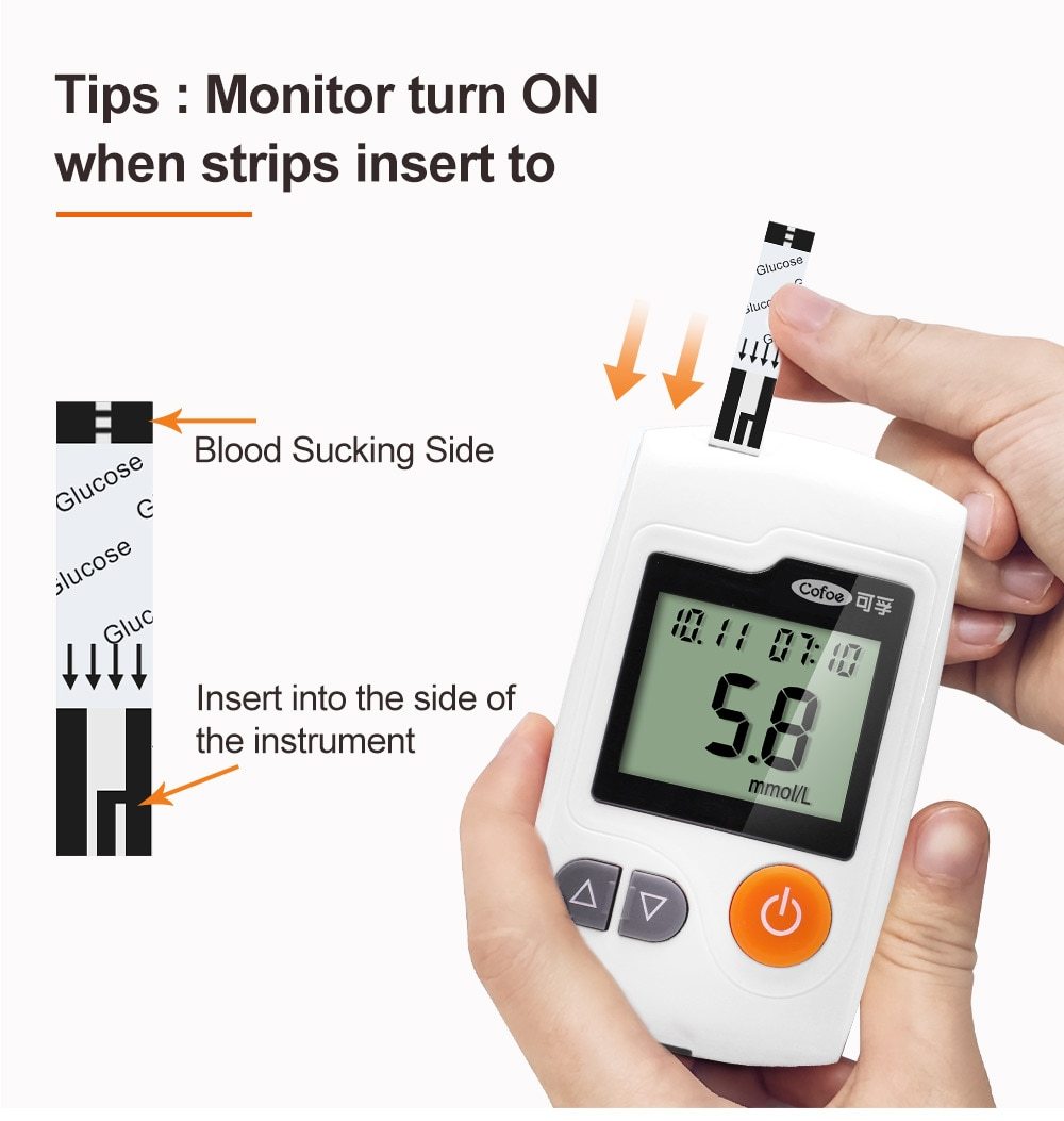 BowLift | Glucometer - Blood Glucose Meter 100 Stips