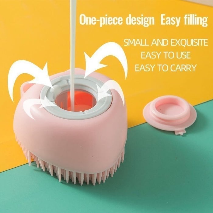 BowLift | Bathroom Pet Bath Brush Massage Soft Silicone Comb Pet