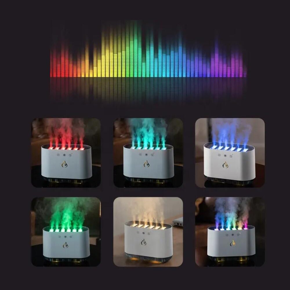 BowLift | Airmist Pro – Ultrasonic Humidifier with LED Light & 6 Nozzles