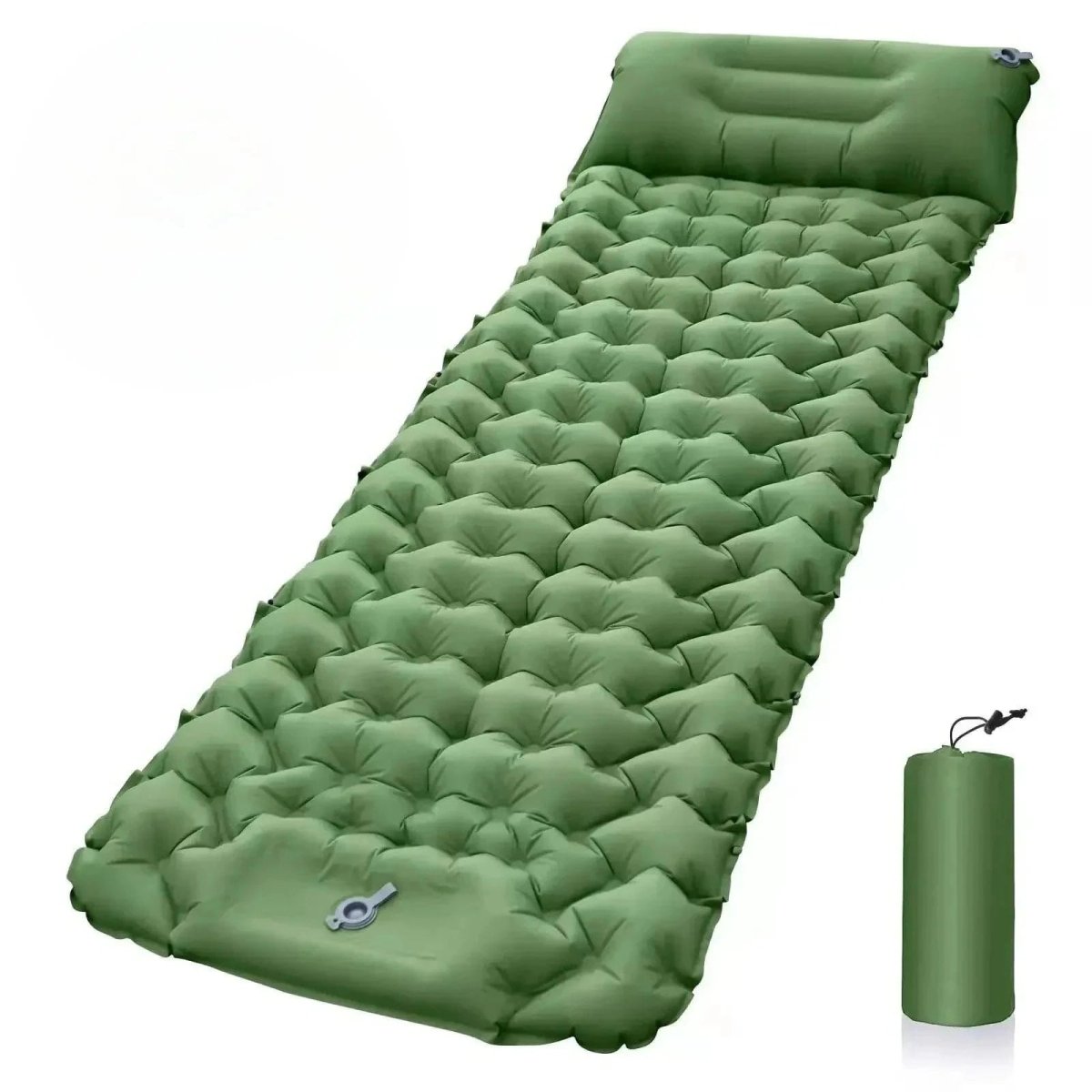BowLift | AirTrek Mat – Inflatable Camping Mattress with Foot Pump & Built-In Pillow