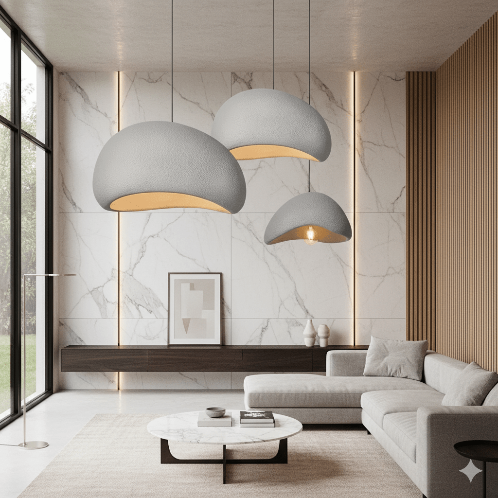 BowLift | AMBRA SHINE – Elegant Pendant Light with Dimmable Warm Glow