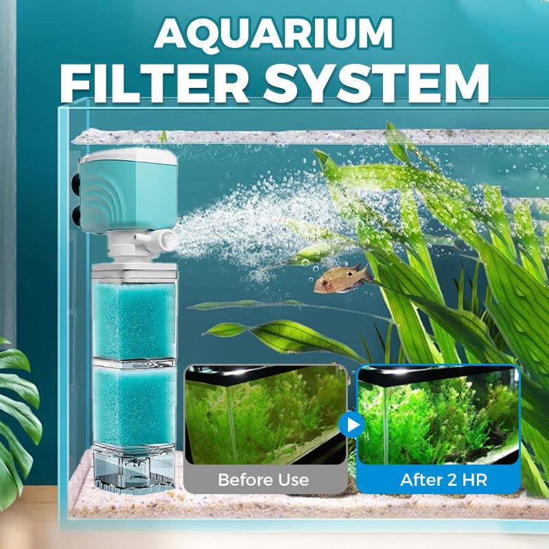 BowLift | AQUAFLOW 5-IN-1 – Crystal-Clear Water & Automatic Cleaning for Aquariums