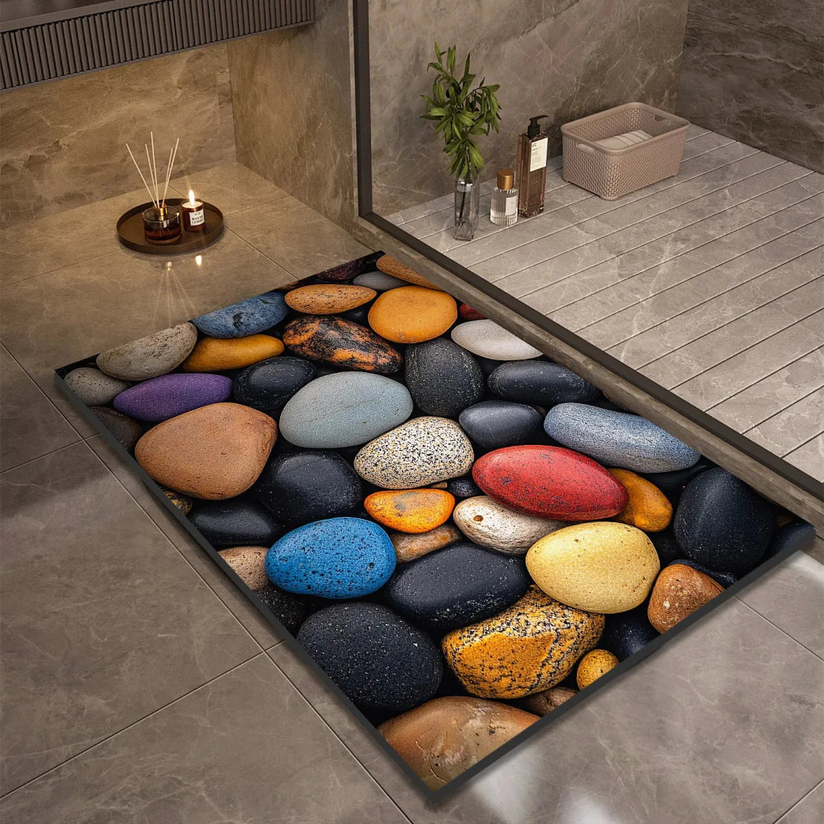 BowLift | AQUASOFT BATH MAT – Diatomite Bath Mat for Safety & Comfort