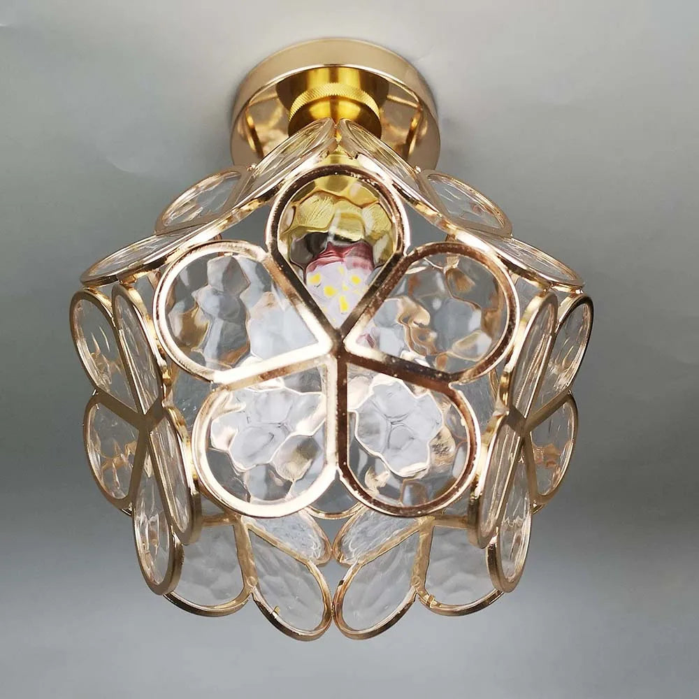 BowLift | Artistic Glass Ceiling Light with Floral Design - FlowerHall