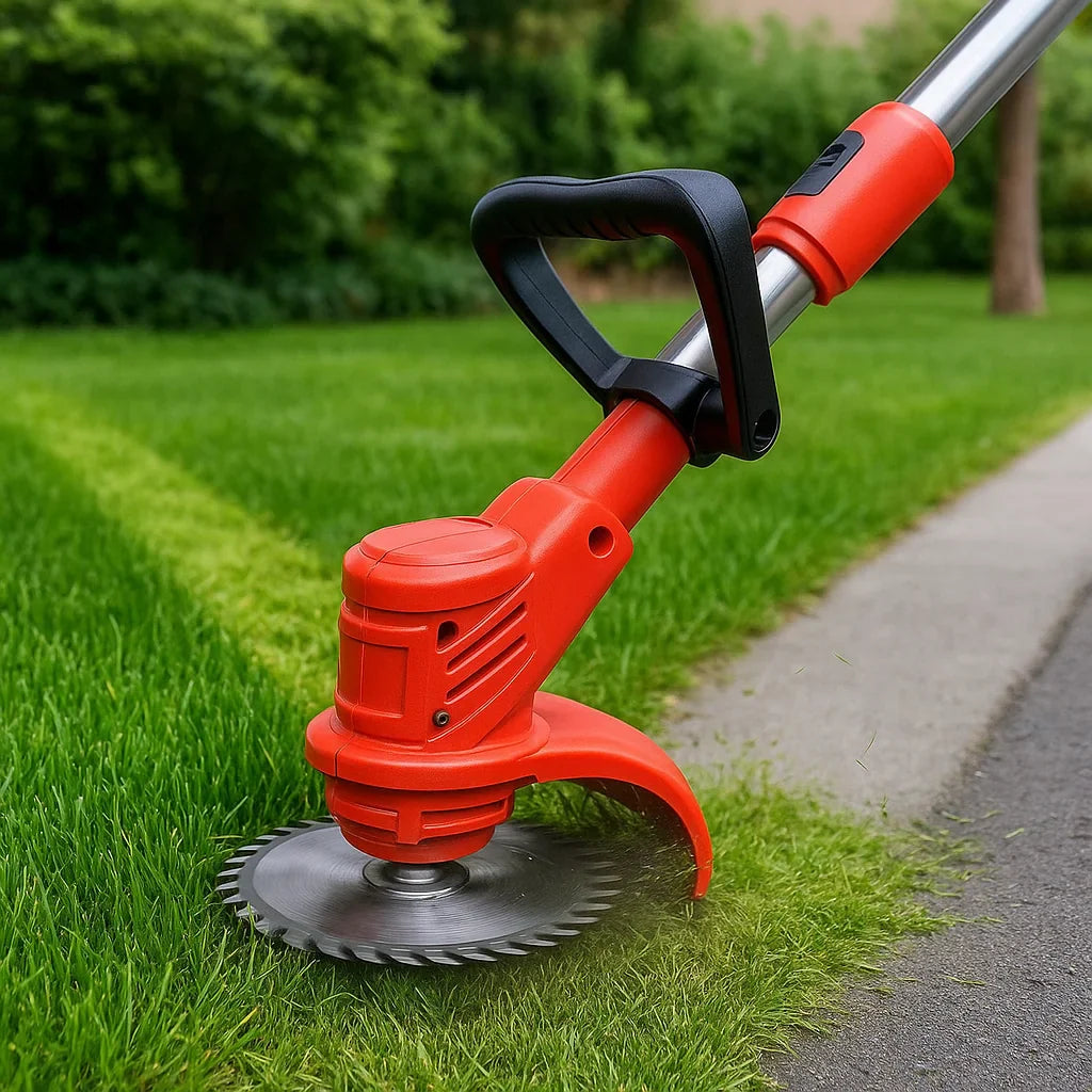 BowLift | Cordless Grass Trimmer with Adjustable Cutting Width for Lawn Care & Garden Maintenance