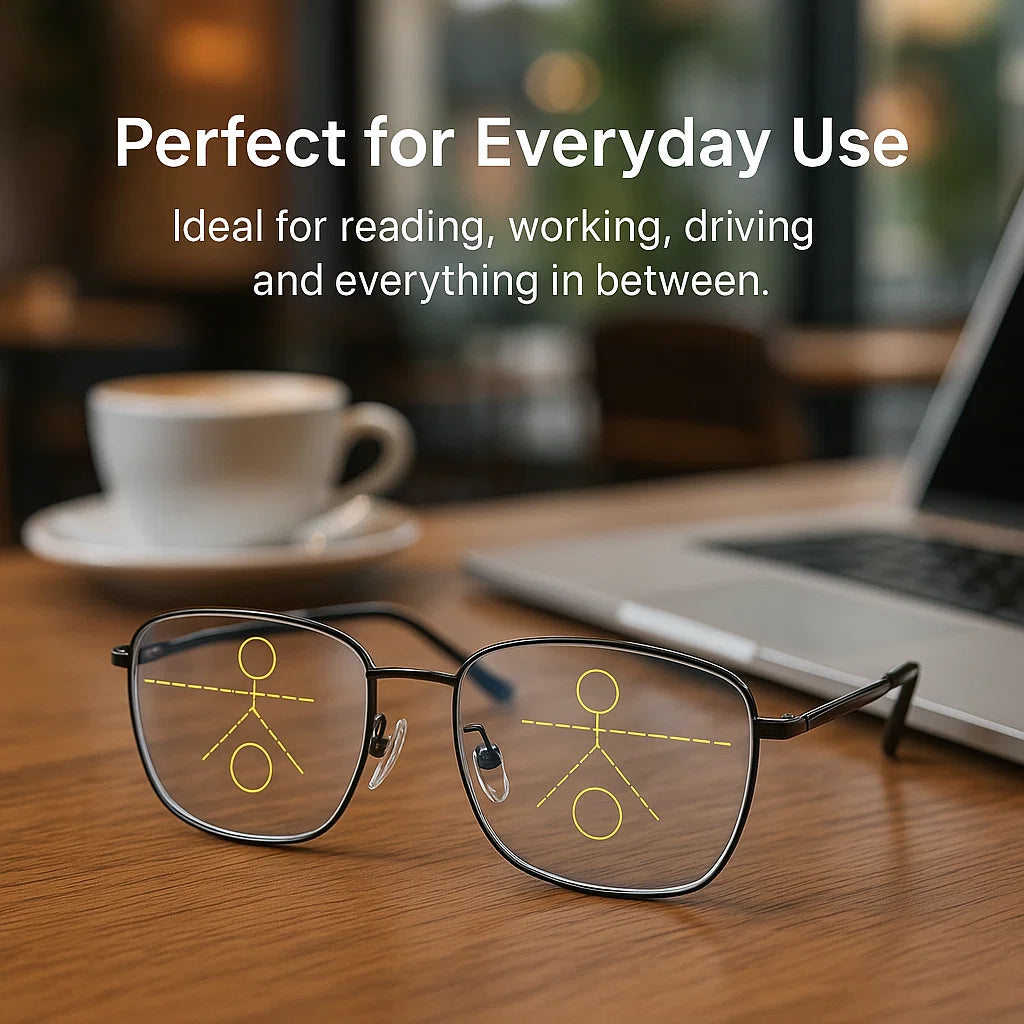 BowLift | Progressive Multifocal Glasses for Clear Vision - German Intelligent Design for Everyday Use