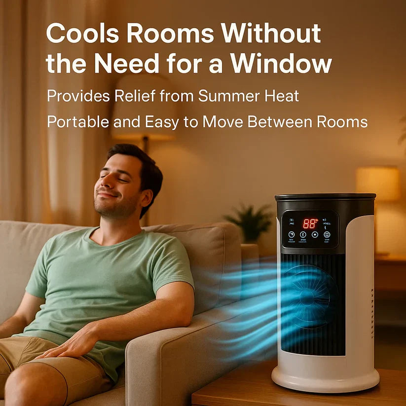 BowLift | Portable Air Conditioner | Windowless, Energy Efficient & Ideal for Home Office and Dormitory Use