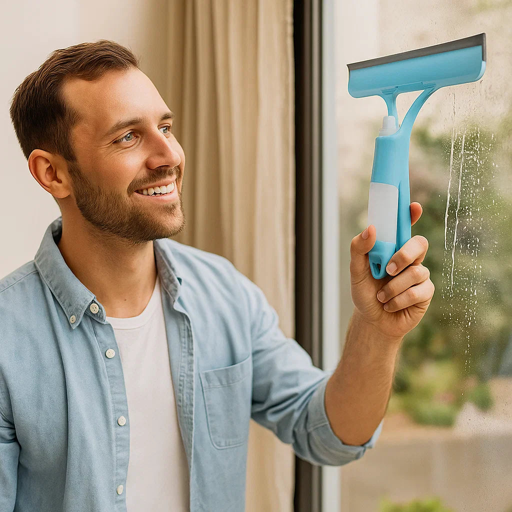 BowLift | 3in1 Multifunction Glass Cleaning Stick