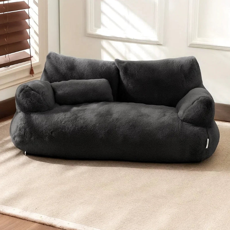 BowLift | FLUFFYCOMFORT – Luxurious pet sofa made of plush for maximum relaxation comfort