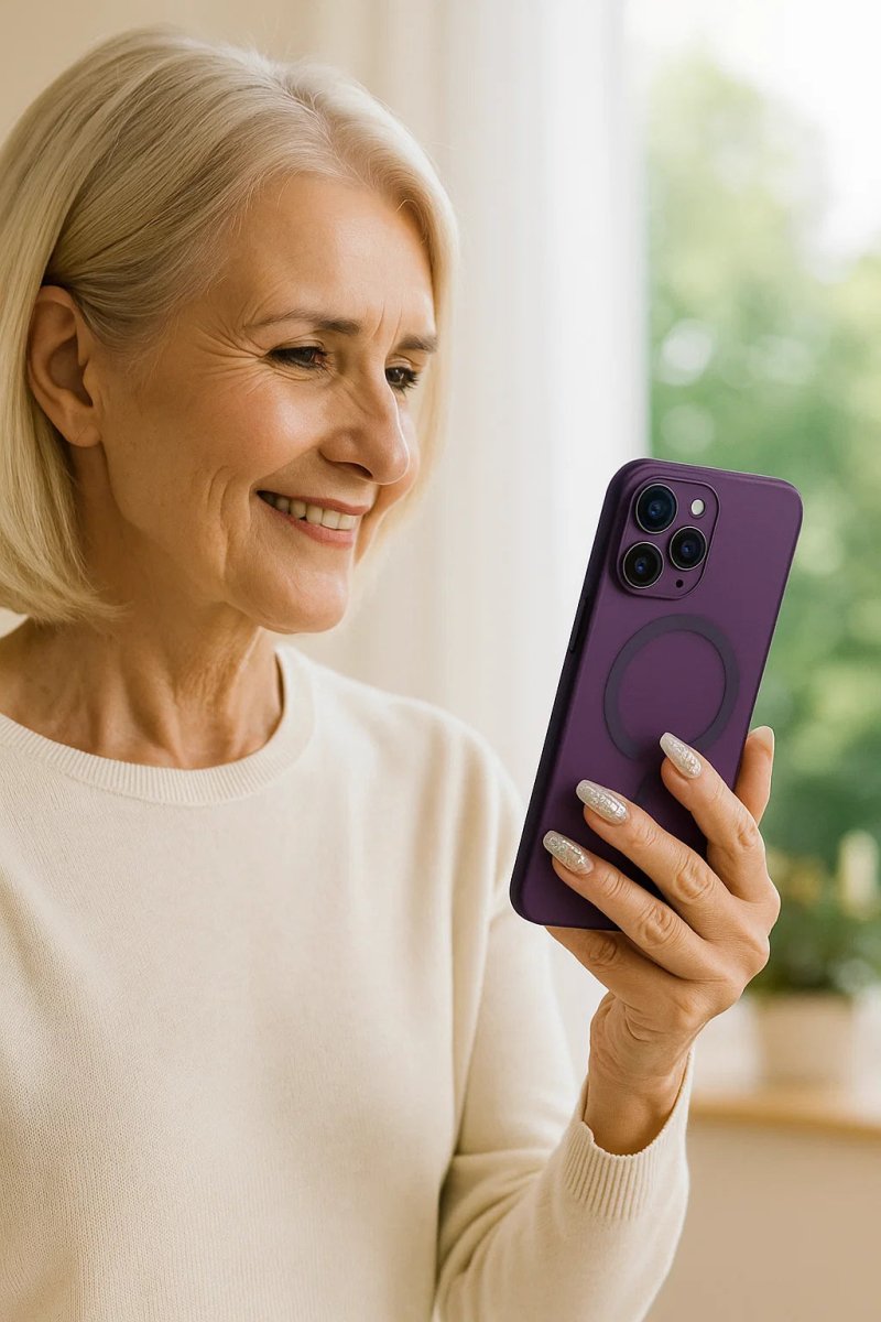 BowLift | AURACLEAR – Ultra-Thin Matte Clear MagSafe Case for iPhone