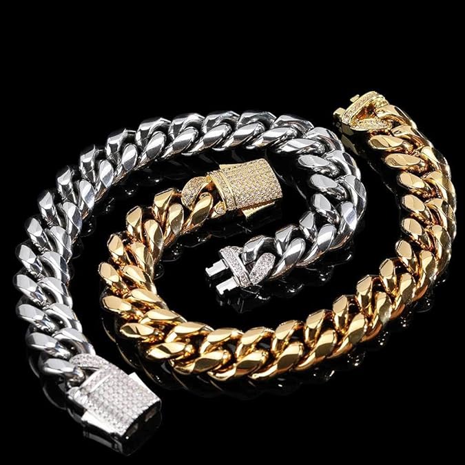 BowLift | AURELIUS – 18K Gold Plated Cuban Link Bracelet for Men